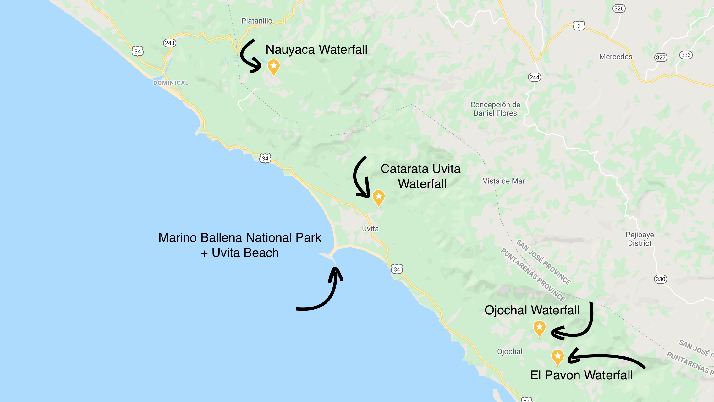 Fall In Love With The Waterfalls Around Ojochal, Costa Rica